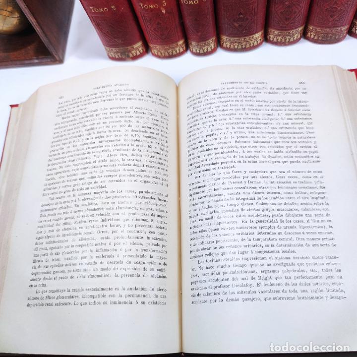 Libros antiguos: Tratado de terapéutica aplicada. Alberto Robin. 8 tomos. José Espasa editor. Barcelona. 1902 - Foto 8 - 290957533