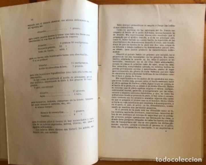 Libros antiguos: PESTE- EPIDEMIAS- EL CONTAGIO DE LA PESTE- ALBERTO DIAZ DE LA QUINTANA- 1899 RARO - Foto 4 - 292029403