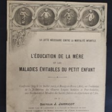 Libros antiguos: AÑO 1912, PUBLICACIÓN MÉDICA FRANCESA. Lote 309546678
