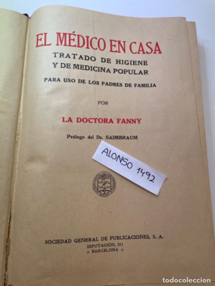 Libros antiguos: El M&eacute;dico en casa - - Foto 2