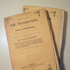 Libros antiguos: SOUBEIRAN, E. - NUEVO TRATADO DE FARMACIA (2 VOL.) - BARCELONA 1845. Lote 324543183