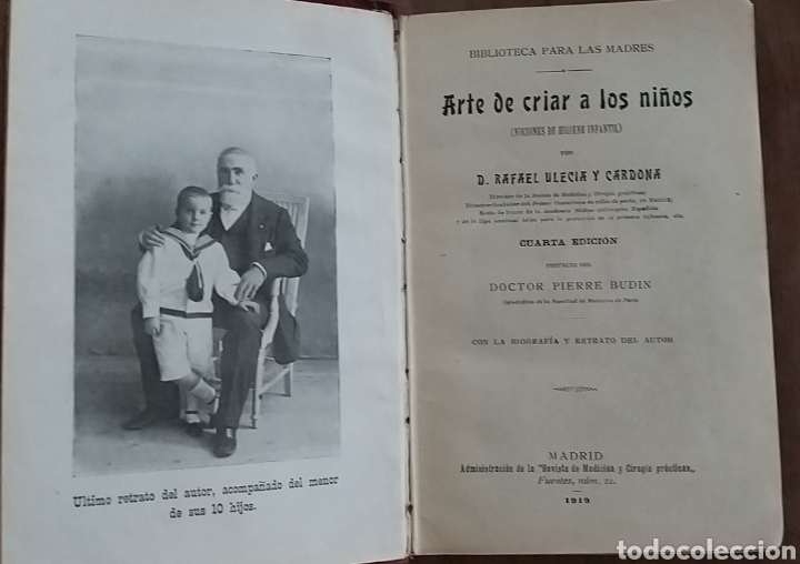 Libros antiguos: ARTE DE CRIAR A LOS NI&Ntilde;OS. 1919.