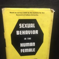 Libros antiguos: SEXUAL BEHAVIOUR IN THE HUMAN FEMALE 1953 ALFRED KINSEY, WARDELL POMEROY, CLYDE MARTIN, PAUL GEBHARD. Lote 335262583