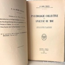 Libros antiguos: FREUD : PSYCHOLOGIE COLLECTIVE ET ANALYSE DU MOI (P. 1924) 1ª ED FRANCESA DE PSICOLOGÍA DE LAS MASAS. Lote 341098368