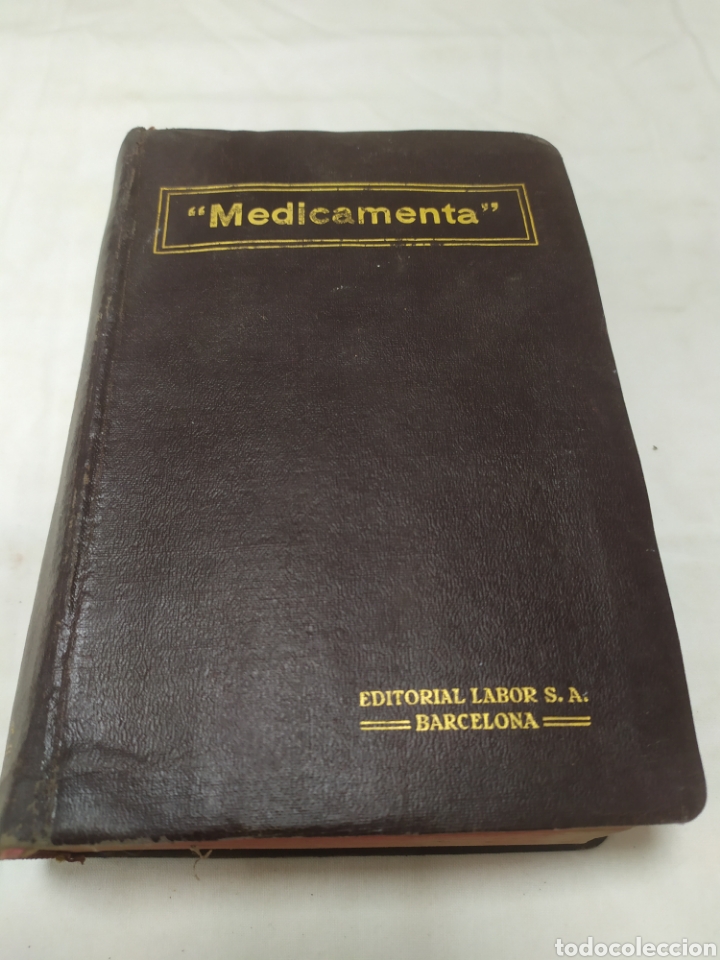 Libros antiguos: Medicamenta, Enrique Soler y Batlle, 1921