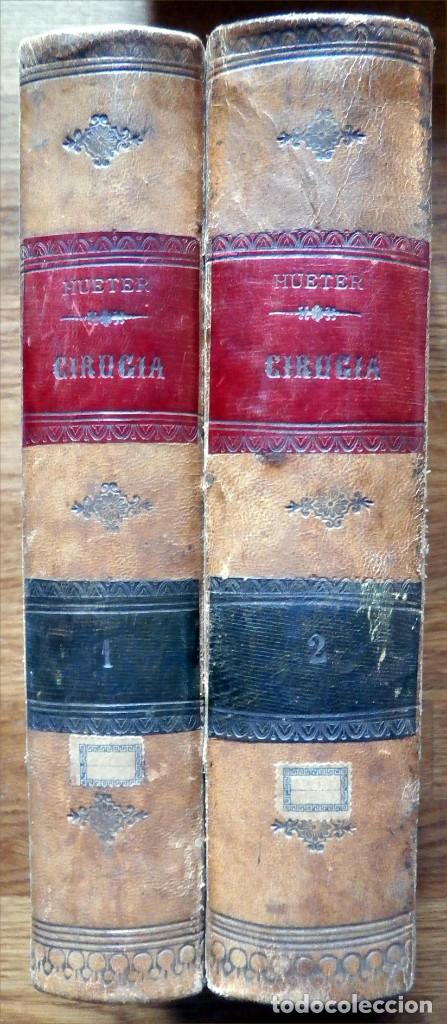 Libros antiguos: HUETER, C. DR. Elementos de Cirug&iacute;a. 2 Tomos. E.T.E.Teodoro 1885 - Foto 1