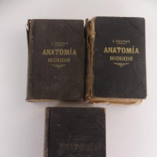 Livros antigos: TOMOS I-III Y IV DE TRATADO DE ANATOMIA HUMANA CASA EDITORIAL P.SALVAT.BARCELONA. Lote 360952340