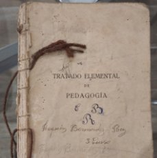 Libros antiguos: TRATADO ELEMENTAL DE PEDAGOGÍA, TOMO II – GABRIEL FELIPE (1927) /// PEDAGÓGICO NIÑO EDUCACIÓN MENTE. Lote 364912316