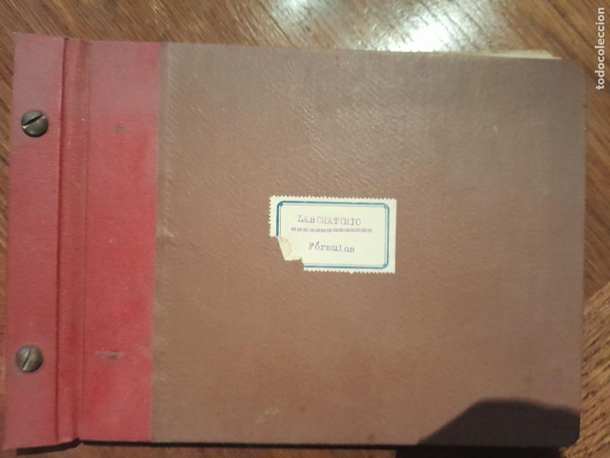 Livres anciens: Formulario de perfumer&iacute;a antigua