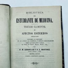 Libros antiguos: MAGIN CABANELLAS. TRATADO ELEMENTAL DE AFECTOS ESTERNOS...1871. Lote 366259886