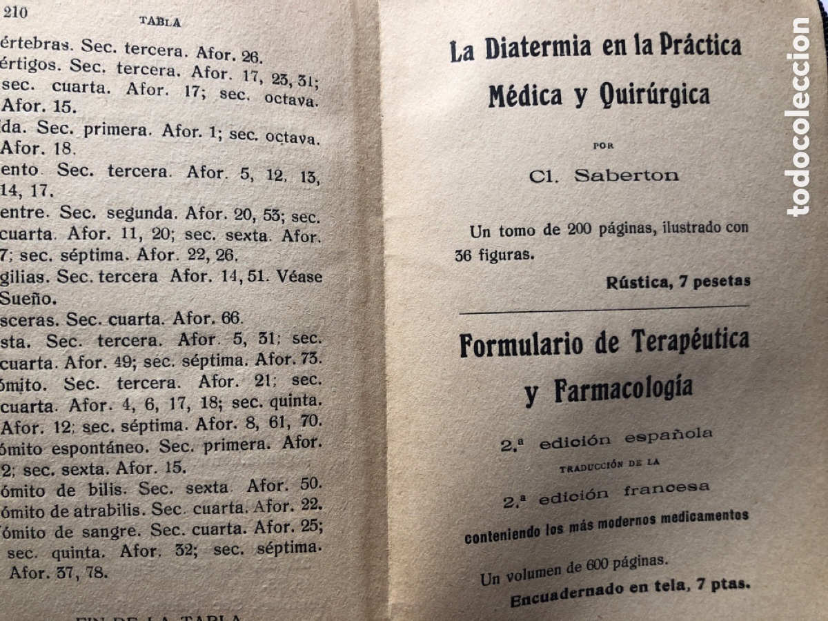 Libros antiguos: Aforismos de Hip&oacute;crates. 1923 - Foto 4