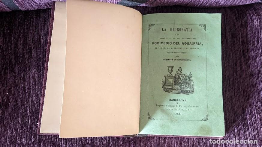 Libros antiguos: LA HIDROPATIA, PRIESNITZ EN GRAEFENBERG 1850