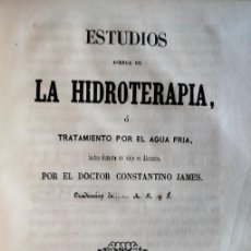 Libros antiguos: 3 OBRAS RARÍSIMAS DE MEDICINA 1846-1848. HIDROTERAPIA, OFTALMOLOGÍA, CIRUGÍA.. Lote 386104339