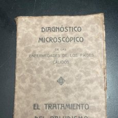 Libros antiguos: 1934 - MEDICINA - DIAGNÓSTICO MICROSCÓPICO / TRATADO DEL PALUDISMO. Lote 397168164