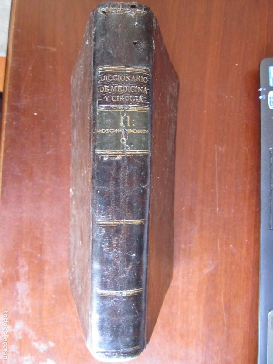 Libros antiguos: DICCIONARIO DE MEDICINA Y CIRUG&Iacute;A O BIBLIOTECA MANUAL D.A.B. 1806 MADRID TOMO SEGUNDO