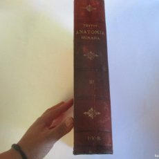 Libros antiguos: L. TESTUD TRATADO DE ANATOMÍA HUMANA TOMO III W19328