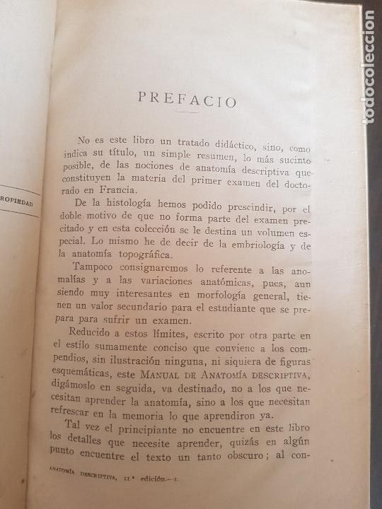 Libros antiguos: COMPENDIO DE ANATOMIA DESCRIPTIVA,DR.L.TESTUT,1922 - Foto 9