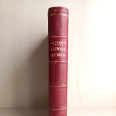 Libros antiguos: LECCIONES DE CLÍNICA MÉDICA. JACCOUD. EL COSMOS EDITORIAL, 1886.