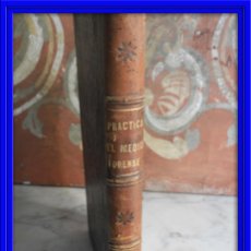 Libros antiguos: LIBRO DE PRACTICA MEDICO FORENSE AÑO 1888