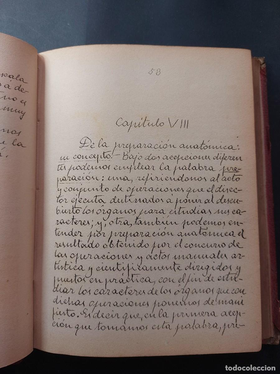 Libros antiguos: Apuntes de anatomia - Foto 2
