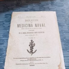 Libros antiguos: BOLETIN DE MEDICINA NAVAL,TOMO X,NUM.4, ABRIL 1887, ANGEL FERNANDEZ CARO Y NOUVILAS,. LEER.