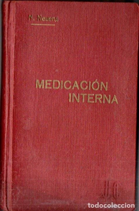 Antiquarische B&uuml;cher: NEUENS : MEDICACION INTERNA E HIDROTERAPIA DEL ABATE KNEIPP (GILI, 1914)