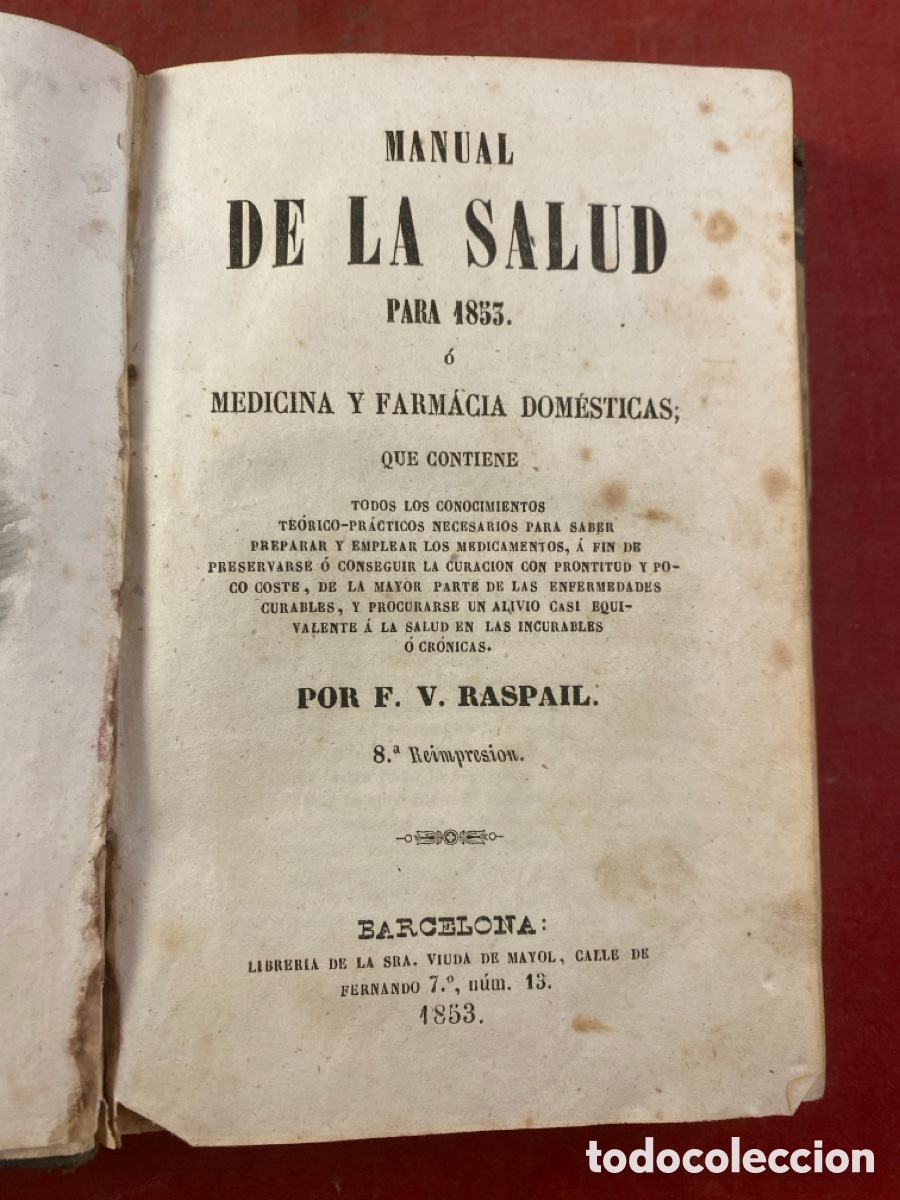 Libros antiguos: MANUAL DE LA SALUD - Foto 2