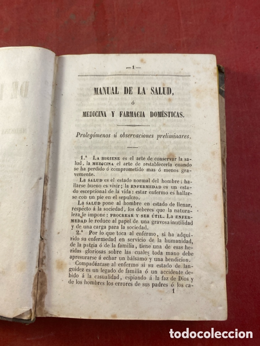 Libros antiguos: MANUAL DE LA SALUD - Foto 3