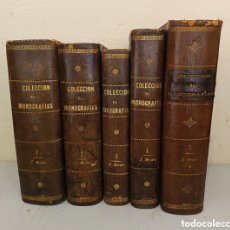 Libros antiguos: MONOGRAFIAS VARIAS SOBRE MEDICINA 5 VOLUMENES FINALES XIX