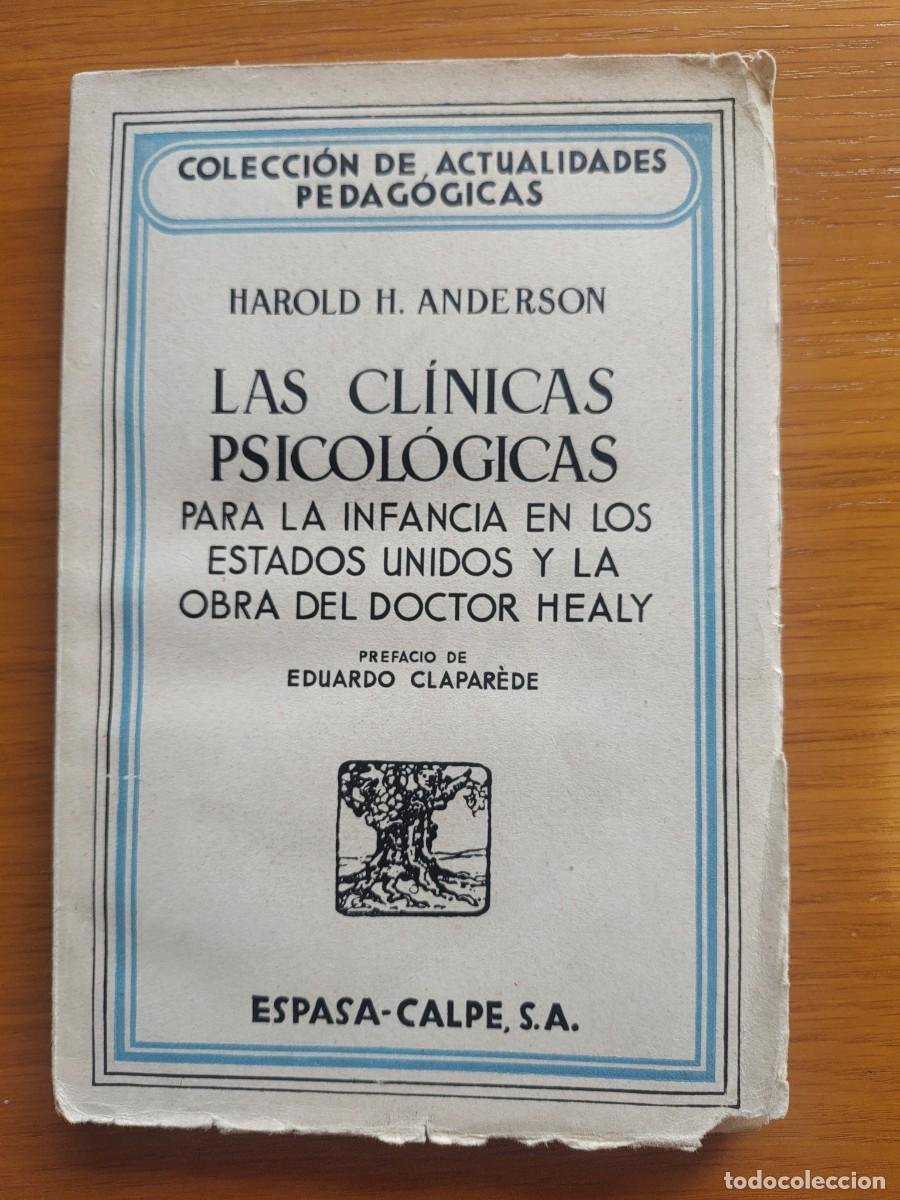 Libros antiguos: Libro Las Cl&iacute;nicas Psicol&oacute;gicas - Foto 1