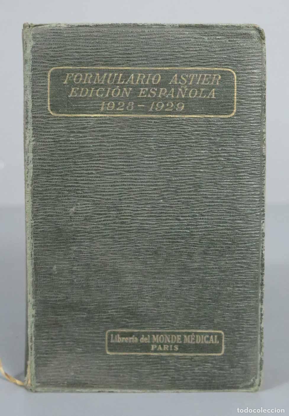 Libros antiguos: Formulario Astier. 1928 1929 - Foto 1