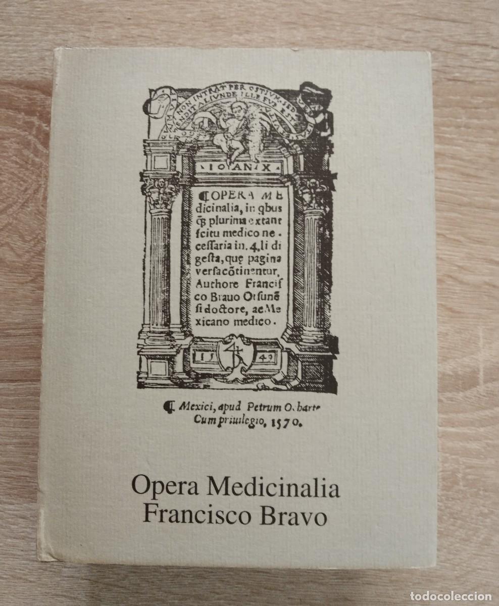 Libros antiguos: OPERA MEDICINALIA - Bravo, Francisco - Foto 1