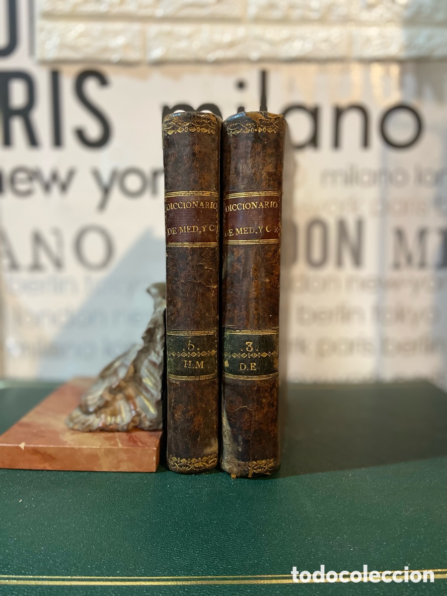 Livros antigos: Diccionario de Medicina y Cirug&iacute;a- 1806-A5