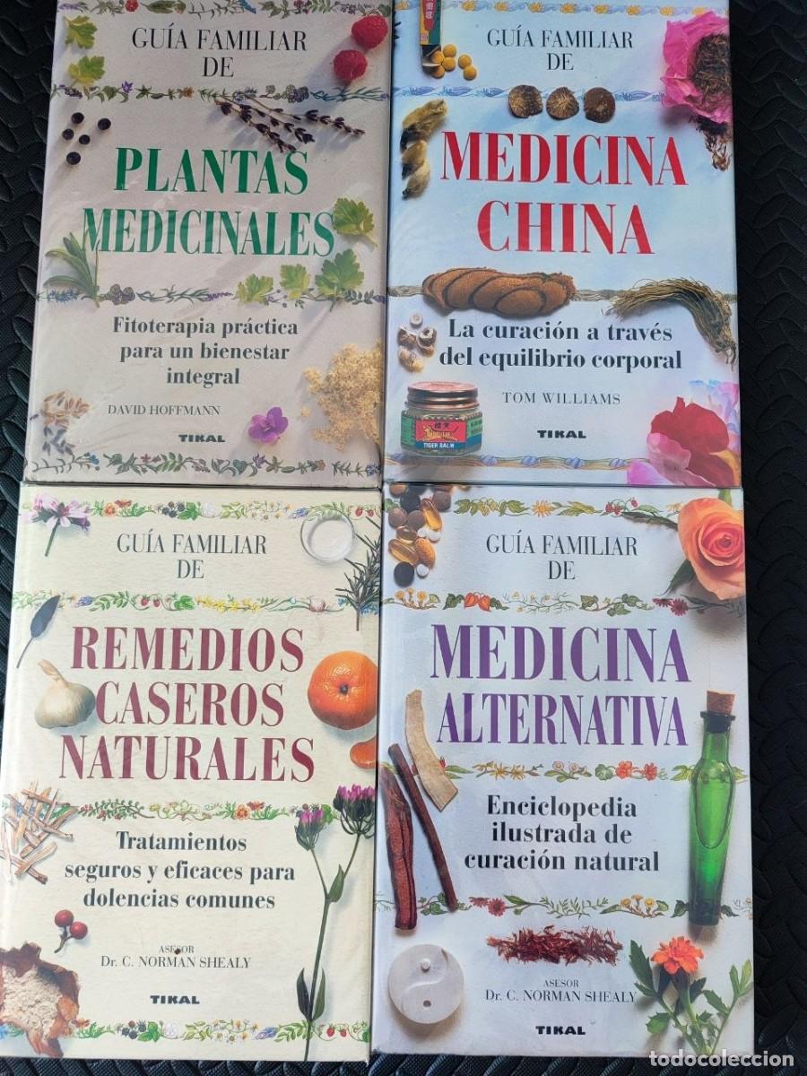 Libros antiguos: Lote de libros GUIA FAMILIAR MEDICINA ALTERNATIVA PLANTAS