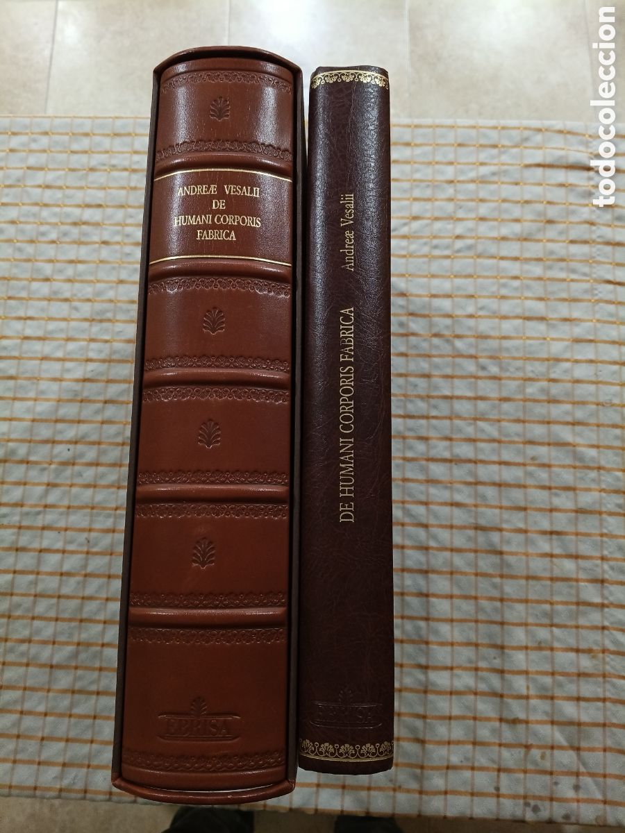 Libros antiguos: 'HUMANI CORPORIS FABRICA' ANDREA VESALII. FACSIMIL EBRISA +LIBRO ESTUDIO