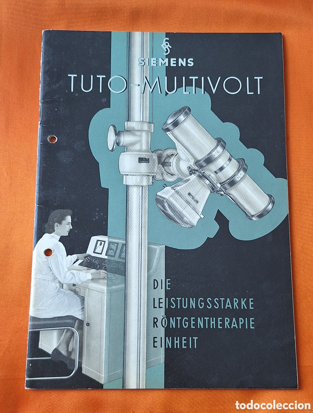 Libros antiguos: Antiguo Cat&aacute;logo Aparato de Rayos Tuto Multivolt Siemens