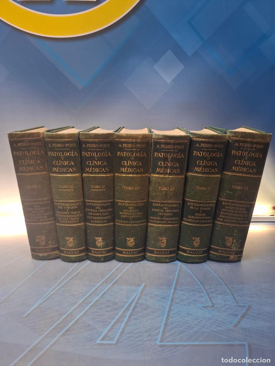 Libros antiguos: Patologia y clinicas medicas, 7 Tomos, Completo