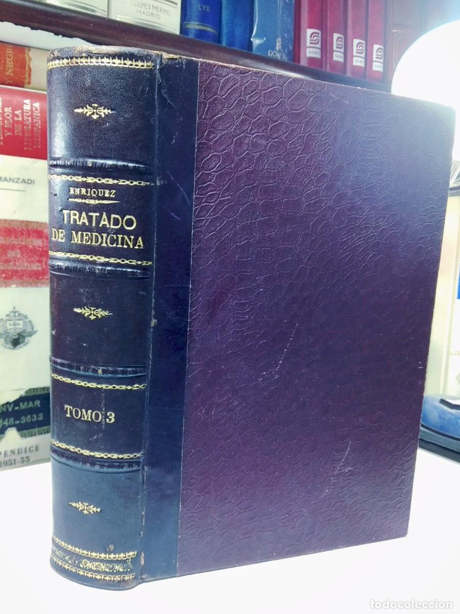 Libros antiguos: TRATADO DE MEDICINA. TOMO TERCERO. Por el Dr. A. Berge. Salvat y Cia. Editores, Barcelona, sin fecha