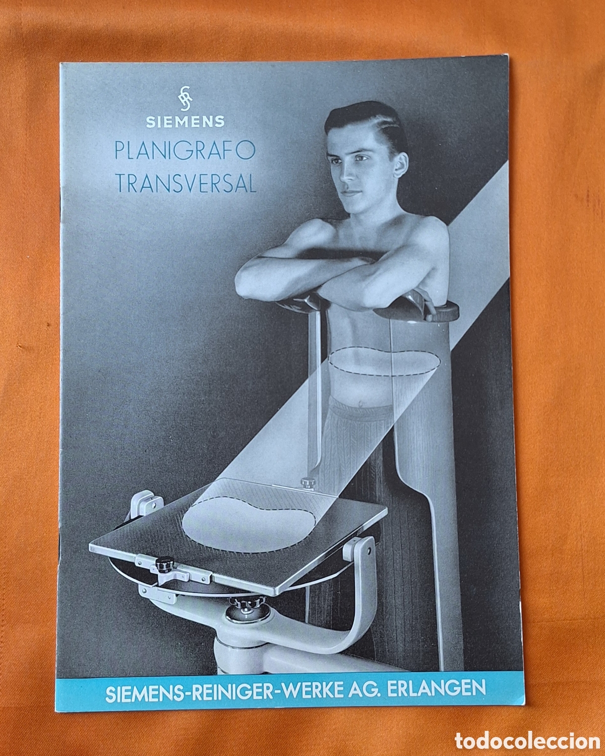 Libros antiguos: Antiguo Cat&aacute;logo Planigrafo Transversal Siemens