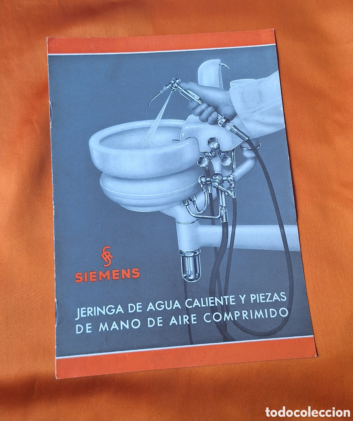 Libros antiguos: Antiguo Cat&aacute;logo Accesorios Dentista Siemens - Jeringa Agua Caliente -
