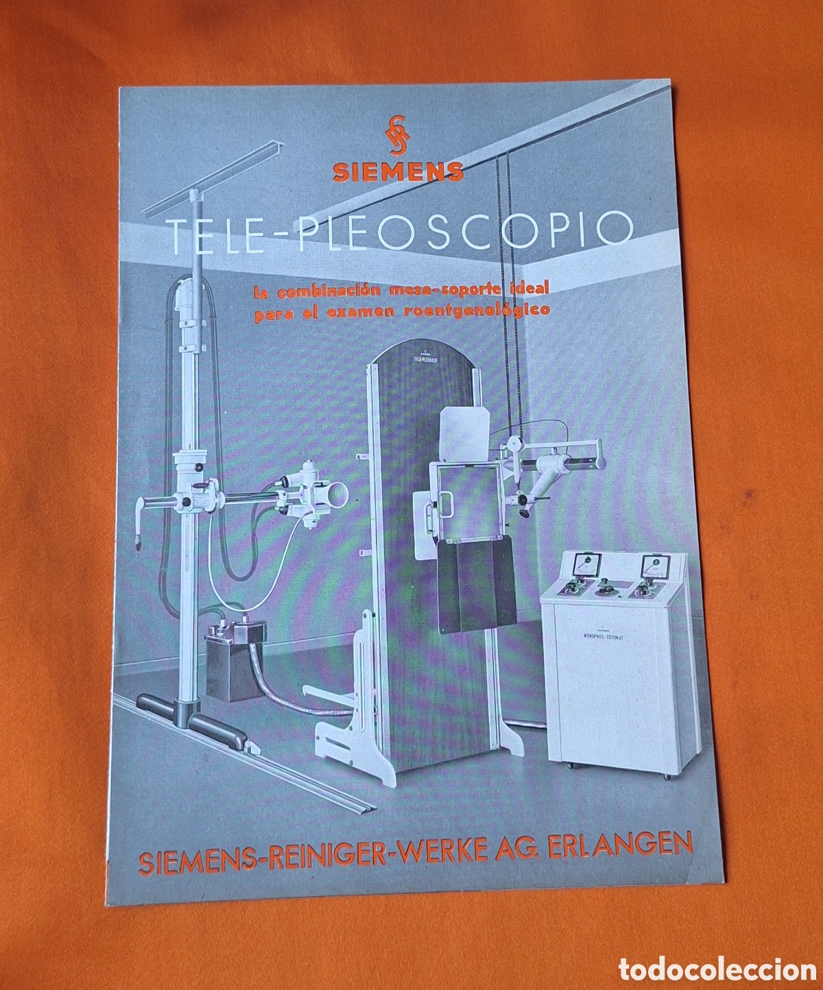 Libros antiguos: Antiguo Cat&aacute;logo Publicidad Tele Pleoscopio Siemens