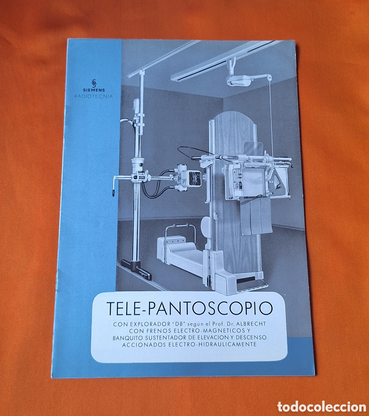 Libros antiguos: Antiguo Cat&aacute;logo Publicidad Tele Pantoscopio Siemens
