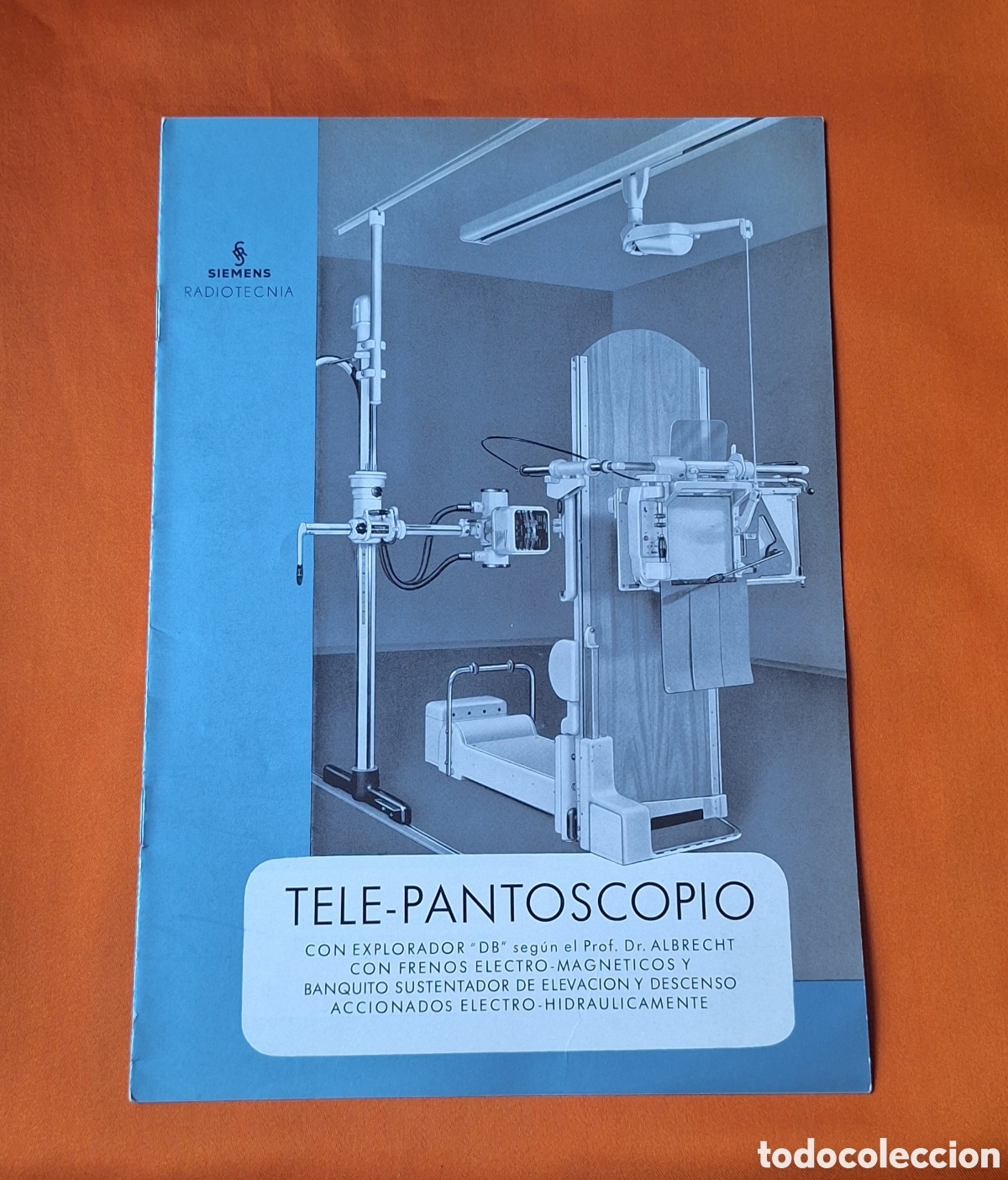 Libros antiguos: Antiguo Cat&aacute;logo Publicidad Tele Pantoscopio Siemens