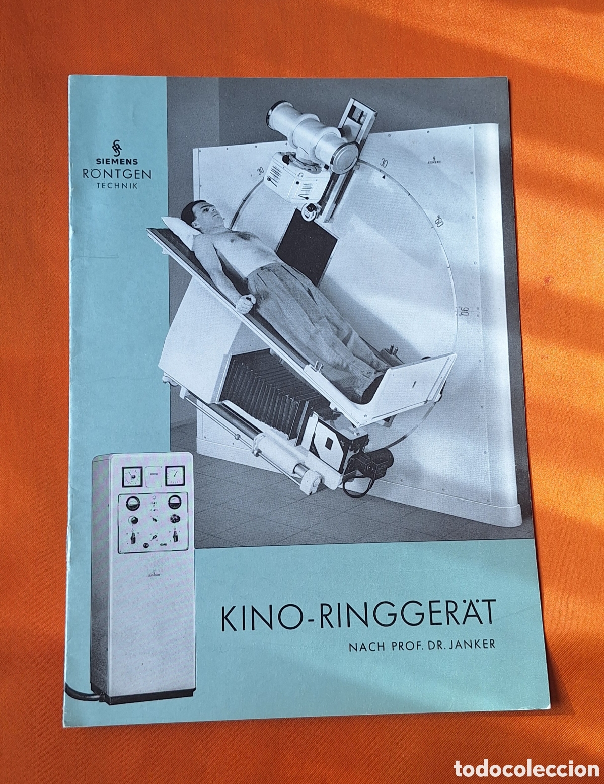 Libros antiguos: Antiguo Cat&aacute;logo Publicidad Kino Ringgerat - Dispositivo Radiograf&iacute;as Siemens Rontgen - Alem&aacute;n -