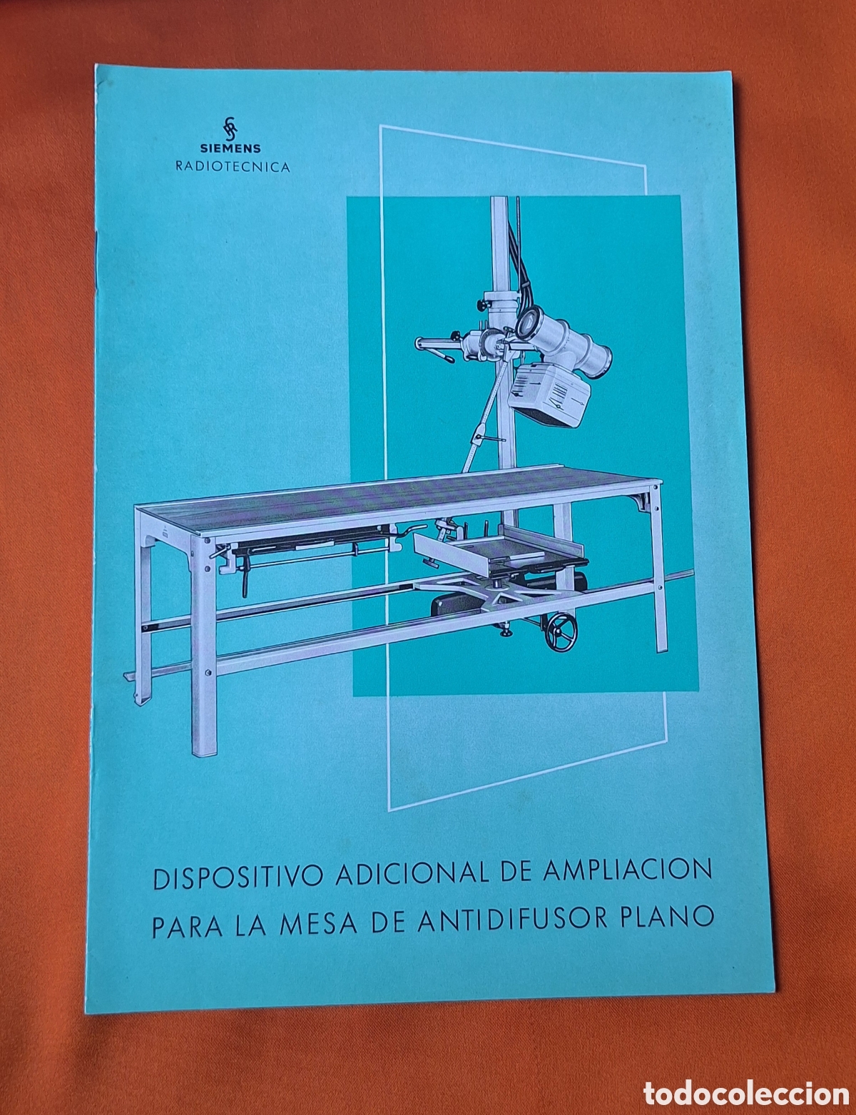 Libros antiguos: Antiguo Cat&aacute;logo Publicidad Dispositivo Ampliaci&oacute;n Mesa Antidifusor Plano Siemens - Radiograf&iacute;as -