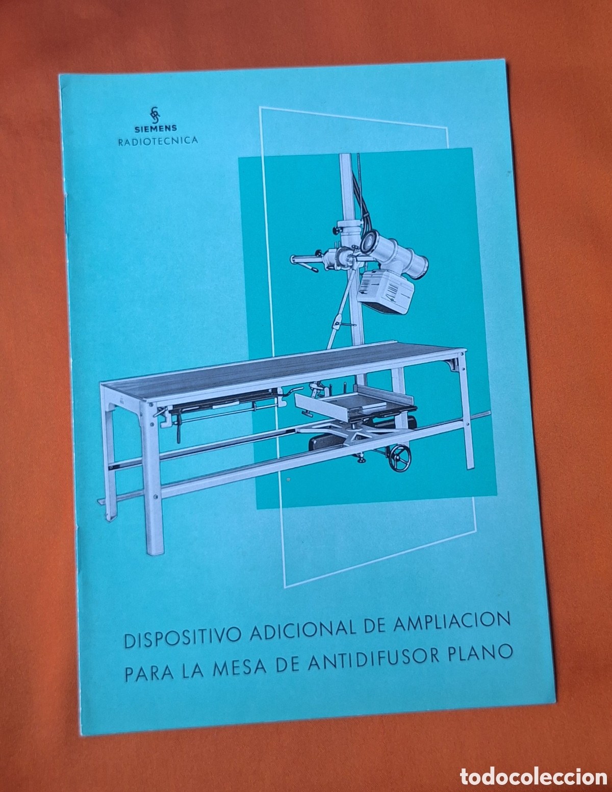 Libros antiguos: Antiguo Cat&aacute;logo Publicidad Dispositivo Ampliaci&oacute;n Mesa Antidifusor Plano Siemens - Radiograf&iacute;as