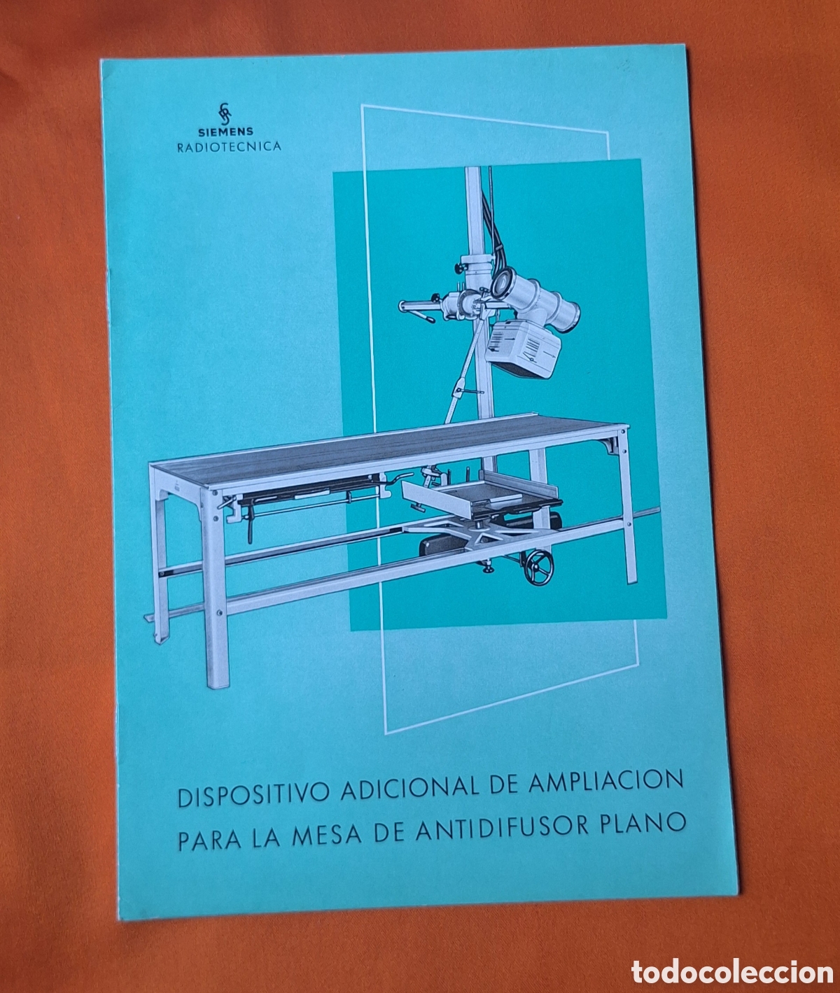 Libros antiguos: Antiguo Cat&aacute;logo Publicidad Dispositivo Ampliaci&oacute;n Mesa Antidifusor Plano Siemens - Radiograf&iacute;as