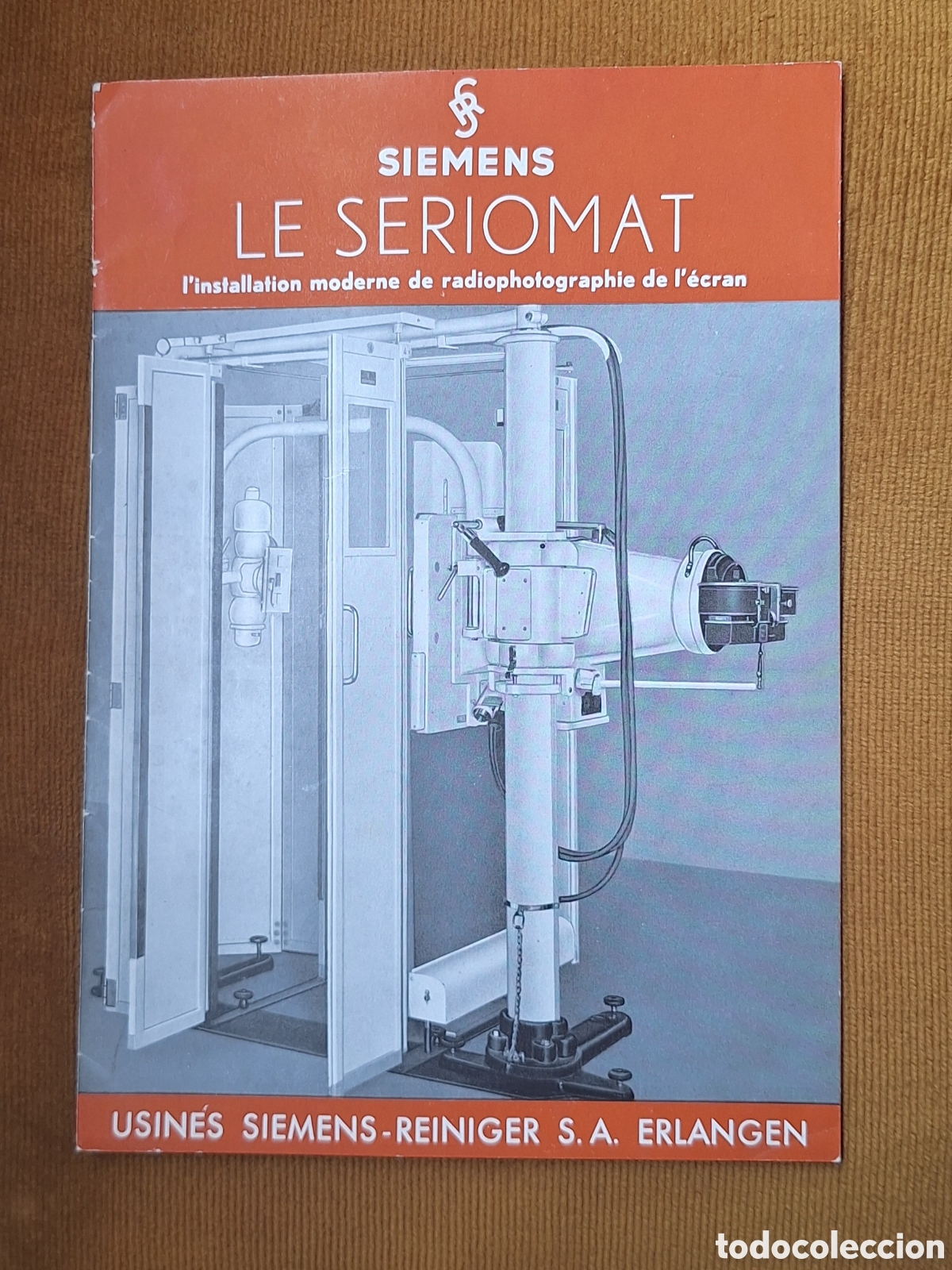 Libros antiguos: Antiguo Cat&aacute;logo Publicidad Dispositivo Radiograf&iacute;as Siemens