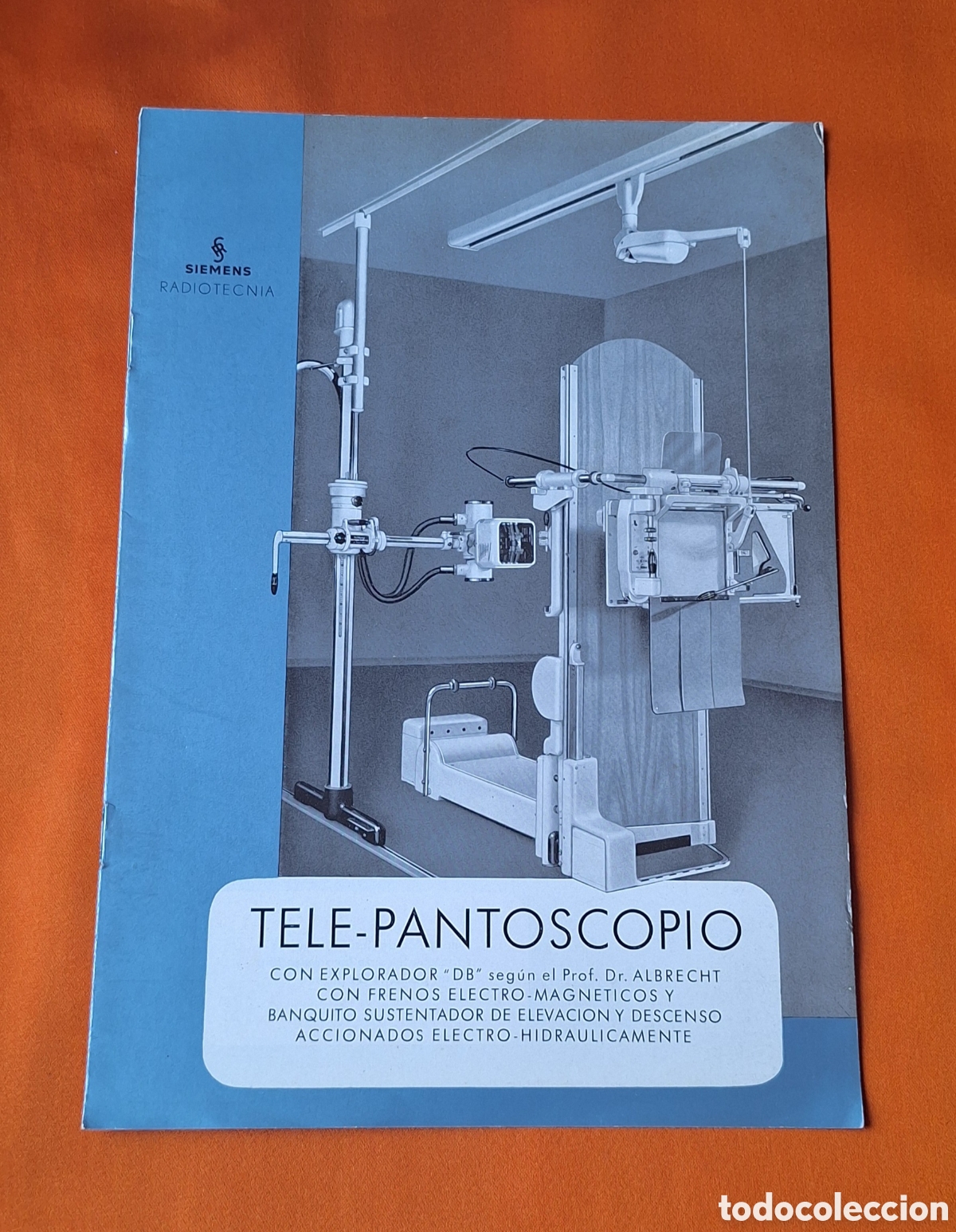 Libros antiguos: Antiguo Cat&aacute;logo Publicidad Tele Pantoscopio Suemens