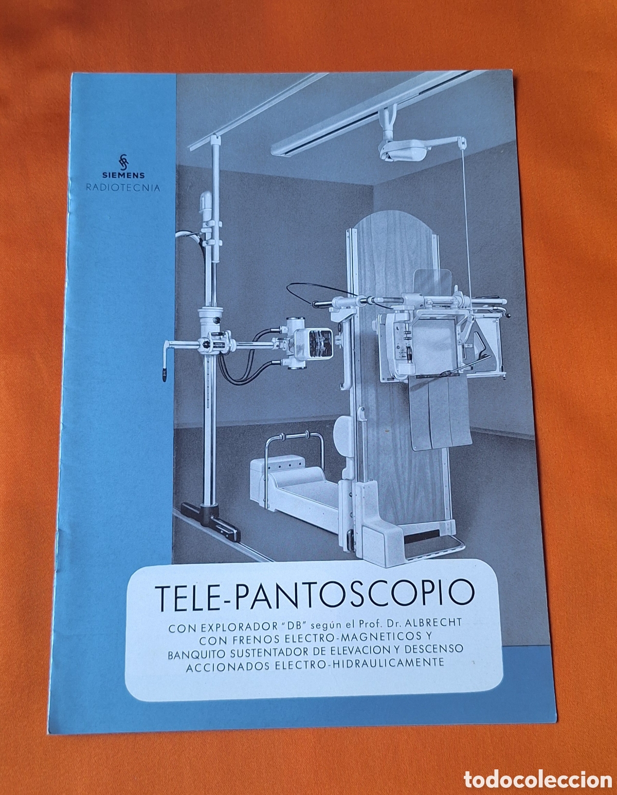 Libros antiguos: Antiguo Cat&aacute;logo Publicidad Tele Pantoscopio Siemens